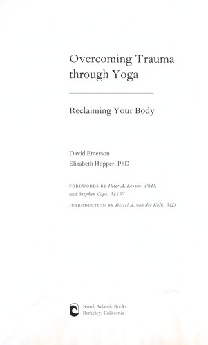 Overcoming Trauma through Yoga book cover